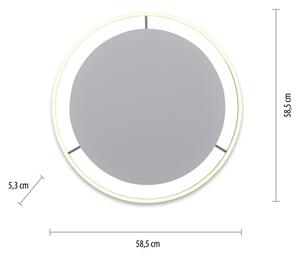 Leuchten Direkt 15392-95 - LED Stmívatelné stropní svítidlo RITUS 30W/230V chrom