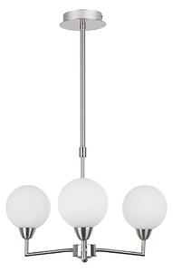 Lustr na tyči LOGOS 3xG9/25W/230V matný chrom