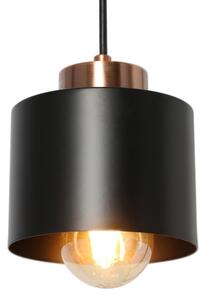 Lustr na lanku OLENA 1xE27/60W/230V černá