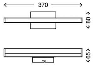 Briloner 2206-018 - LED Koupelnové osvětlení zrcadla SPLASH LED/6W/230V IP23