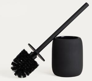 Keramický kartáč na WC Almeri Black Homla