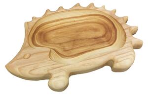 AMADEA Dřevěná miska ježek, masivní dřevo, 21 cm