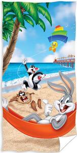 Dětská osuška Bugs Bunny Lážo Plážo 70x140 cm