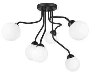 Přisazený lustr HOLLY 6xG9/5W/230V černá