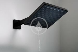Hansgrohe - Hlavová sprcha, 26x26 cm, EcoSmart+, matná černá
