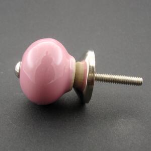 Keramická úchytka-Růžová-MALÁ Barva kovu: zlatá