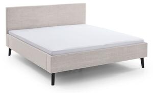 Béžová čalouněná dvoulůžková postel 180x200 cm Avola – Meise Möbel
