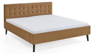 Hnědá čalouněná dvoulůžková postel 180x200 cm Empire – Meise Möbel