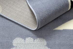 Balta Dětský kusový koberec BCF FLASH 3992 Slunce kočka strom šedý Rozměr: 120x160 cm