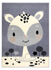 Balta Dětský kusový koberec BCF FLASH 3995 - Liška šedý Rozměr: 160x220 cm