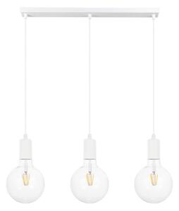 Lustr na lanku MIROS 3xE27/60W/230V bílá