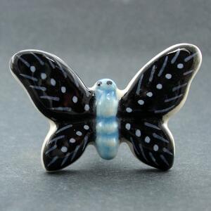Keramická úchytka-Motýl