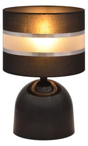 Stolní lampa HELEN 1xE27/15W/230V černá/stříbrná