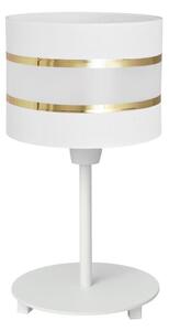 Stolní lampa HELEN 1xE27/15W/230V bílá/zlatá
