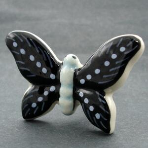 Keramická úchytka-Motýl