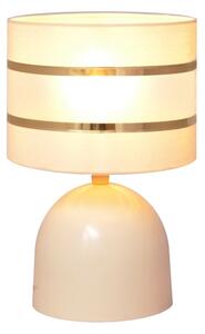 Stolní lampa HELEN 1xE27/15W/230V krémová/zlatá