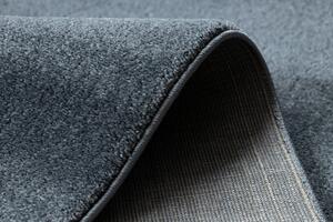 Makro Abra Kusový koberec SOFT 2485 K60 55 Jednobarevný tmavě šedý Rozměr: 80x150 cm