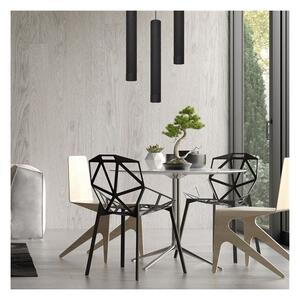 LED Lustr na lanku TUBA 1xGU10/4,8W/230V černá