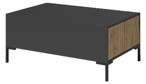 Konferenční stolek Lando 5 Barva: Černá + Dub Artisan