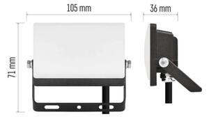 LED Reflektor TAMBO EVO LED/10W/230V 4000K IP65 černá