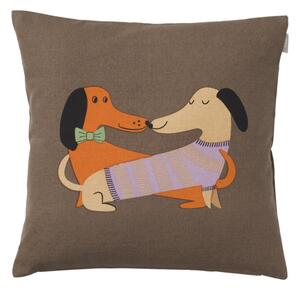 Spira of Sweden Povlak na polštář Dog Love 50x50