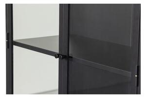 Černá kovová vitrína 90x190 cm Precious – vtwonen