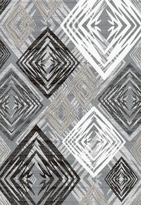 Makro Abra Moderní kusový koberec 70916/24338 TANGO tmavě šedý Rozměr: 120x170 cm