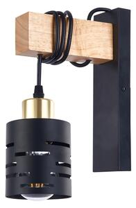 Nástěnná lampa ELEN 1xE27/35W/230V černá/zlatá/hnědá