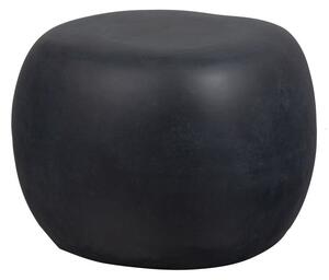 Antracitový kulatý konferenční stolek ø 50 cm Pebble – vtwonen