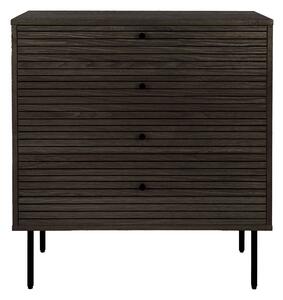 Komoda Ksitina 5 (tmavě hnědá). Akce -20%
