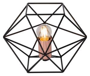 Lucide 80502/01/29 - Stolní lampa OCTAGON 1xE27/40W/230V černá