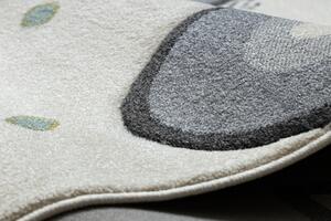 Makro Abra Dětský kusový koberec PETIT Medvěd krémový Rozměr: 80x150 cm