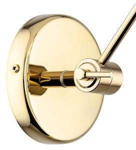 Argon 4898 - Nástěnná lampa ZAKYNTOS PLUS 1xE27/15W/230V černá/zlatá