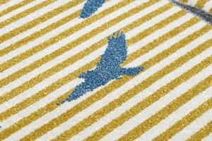 Makro Abra Dětský kusový koberec PETIT Loďka Plachetnice žlutý Rozměr: 160x220 cm