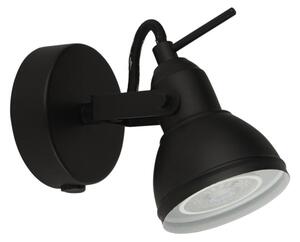 Searchlight 1541BK - Nástěnné bodové svítidlo FOCUS 1xGU10/50W/230V černá