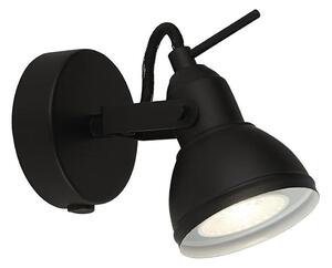 Searchlight 1541BK - Nástěnné bodové svítidlo FOCUS 1xGU10/50W/230V černá