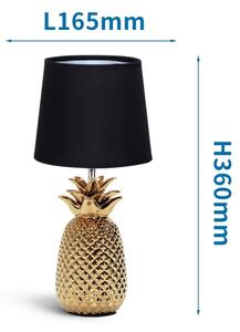 Aigostar - Stolní lampa 1xE14/40W/230V zlatá/černá