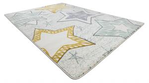Makro Abra Dětský kusový koberec PETIT STARS Hvězdy zelený Rozměr: 240x330 cm