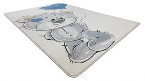 Makro Abra Dětský kusový koberec PETIT TEDDY Medvídek krémový Rozměr: 140x190 cm