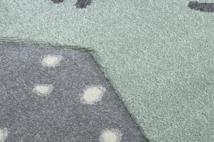 Makro Abra Dětský kusový koberec PETIT Dream hvězda šedý Rozměr: 120x170 cm