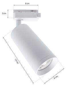 Bodové svítidlo v lištovém systému MICA 3xGU10/25W/230V bílá