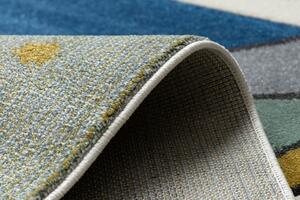 Makro Abra Dětský kusový koberec PETIT Indiánské Teepee šedý Rozměr: 80x150 cm