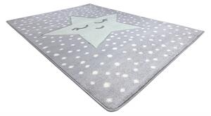 Makro Abra Dětský kusový koberec PETIT Dream hvězda šedý Rozměr: 80x150 cm