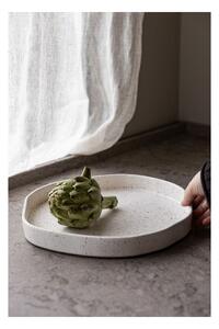 Keramický tác Ekliden Vanilla 31 cm Storefactory Scandinavia