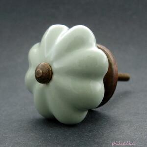 Keramická úchytka -Šalvějový květ Barva kovu: antik světlá