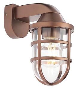 Redo 90206 - Venkovní nástěnné svítidlo CAGE 1xE27/28W/230V IP44 měď