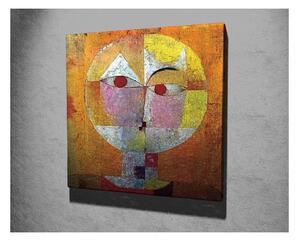 Nástěnná reprodukce na plátně Paul Klee, 45 x 45 cm