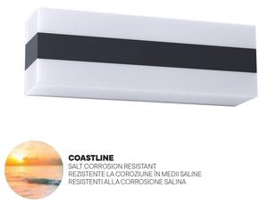 Redo 90330 - LED Venkovní nástěnné svítidlo KODIAK LED/12W/230V IP65 bílá/černá