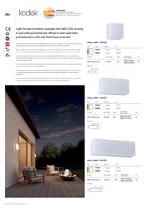 Redo 90321 - LED Venkovní svítidlo KODIAK LED/5W/230V 4000K 10 cm IP65 bílá