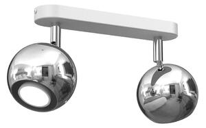 Bodové svítidlo COMET 2xGU10/8W/230V bílá/lesklý chrom